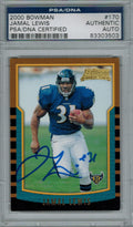 Jamal Lewis Signed Ravens 2000 Bowman Rookie Card #170 PSA/DNA - LEWCAR300 - Jamal Lewis Signed Ravens 2000 Bowman Rookie Card #170 PSA/DNA product image
