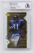 Jamal Lewis Signed Baltimore Ravens 2000 Upper Deck Gold Reserve Rookie Card #196 - (Beckett Encapsulated) - LEWCAR302 - Jamal Lewis Signed Baltimore Ravens 2000 Upper Deck Gold Reserve Rookie Card #196 - (Beckett Encapsulated) product image