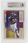 Jamal Lewis Signed Baltimore Ravens 2000 Upper Deck Victory Rookie Football Card #117 - (Beckett Encapsulated) - LEWCAR303 - Jamal Lewis Signed Baltimore Ravens 2000 Upper Deck Victory Rookie Football Card #117 - (Beckett Encapsulated) product image