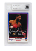 Lennox Lewis Signed 1991 Kayo Boxing Trading Card #068 w/2020 - (Beckett Encapsulated) - LEWCAR500 - Lennox Lewis Signed 1991 Kayo Boxing Trading Card #068 w/2020 - (Beckett Encapsulated) product image