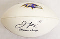 Jamal Lewis Signed Ravens Logo Football w/SB XXXV Champs - LEWFTB300 - Jamal Lewis Signed Ravens Logo Football w/SB XXXV Champs product image