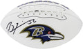 Ray Lewis Signed Baltimore Ravens Jarden White Logo Football - LEWFTB305 - Ray Lewis Signed Baltimore Ravens Jarden White Logo Football product image
