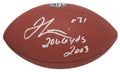 Jamal Lewis Signed Wilson Limited Full Size NFL Football w/2,066 Yds 2003 - LEWFTB311 - Jamal Lewis Signed Wilson Limited Full Size NFL Football w/2,066 Yds 2003 product image