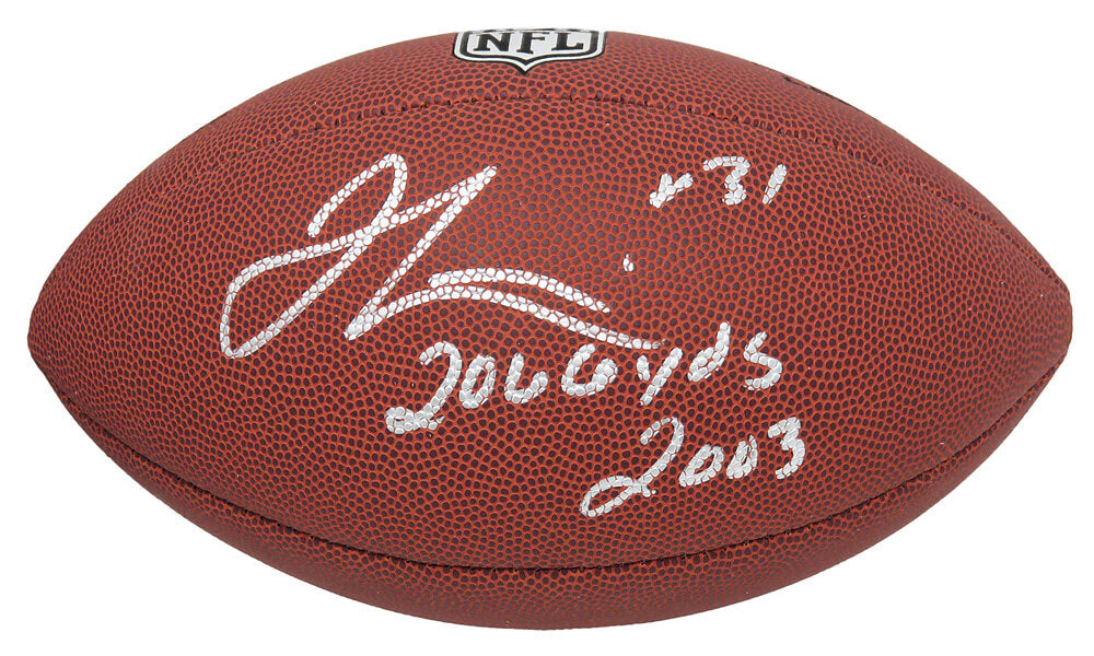 Jamal Lewis Signed Wilson Limited Full Size NFL Football w/2,066 Yds 2003 - LEWFTB311 - Jamal Lewis Signed Wilson Limited Full Size NFL Football w/2,066 Yds 2003 product image