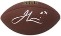 Jamal Lewis Signed Wilson Super Grip Full Size NFL Football - LEWFTB312 - Jamal Lewis Signed Wilson Super Grip Full Size NFL Football product image