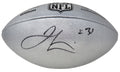 Jamal Lewis Signed Wilson Duke Silver Metallic NFL Full Size Replica Football - LEWFTB314 - Jamal Lewis Signed Wilson Duke Silver Metallic NFL Full Size Replica Football product image