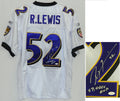 Ray Lewis Signed Ravens Reebok White Jersey w/SB XXXV MVP - LEWJRY301 - Ray Lewis Signed Ravens Reebok White Jersey w/SB XXXV MVP product image