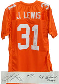 Jamal Lewis Signed Tennessee Orange Custom Jersey w/98 National Champs - LEWJRY306 - Jamal Lewis Signed Tennessee Orange Custom Jersey w/98 National Champs product image