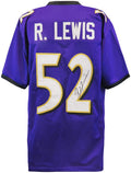Ray Lewis Signed Purple Custom Football Jersey - LEWJRY311 - Ray Lewis Signed Purple Custom Football Jersey product image