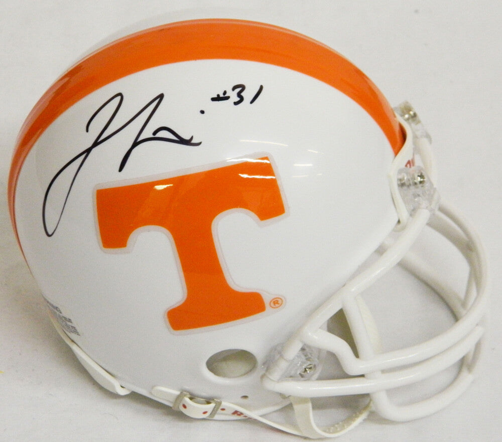 Jamal Lewis Signed Tennessee Riddell Replica Mini Helmet - LEWMIN301 - Jamal Lewis Signed Tennessee Riddell Replica Mini Helmet product image
