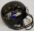 Ray Lewis Signed Ravens Riddell Full-Size Replica Helmet - LEWREP300 - Ray Lewis Signed Ravens Riddell Full-Size Replica Helmet product image
