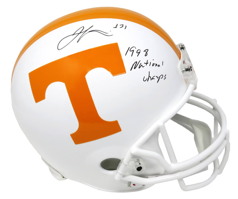 Jamal Lewis Signed Tennessee Volunteers Riddell Full-Size Replica Helmet w/98 National Champs - LEWREP306 - Jamal Lewis Signed Tennessee Volunteers Riddell Full-Size Replica Helmet w/98 National Champs product image