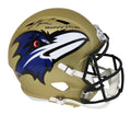 Jamal Lewis Signed Baltimore Ravens AMP Alternate Series Riddell Full Size Speed Replica Helmet w/SB XXXV Champs - LEWREP307 - Jamal Lewis Signed Baltimore Ravens AMP Alternate Series Riddell Full Size Speed Replica Helmet w/SB XXXV Champs product image