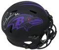 Ray Lewis Signed Baltimore Ravens Eclipse Black Matte Riddell Full Size Speed Replica Helmet - LEWREP314 - Ray Lewis Signed Baltimore Ravens Eclipse Black Matte Riddell Full Size Speed Replica Helmet product image