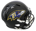 Ray Lewis Signed Baltimore Ravens Riddell Full Size Speed Replica Helmet - LEWREP315 - Ray Lewis Signed Baltimore Ravens Riddell Full Size Speed Replica Helmet product image