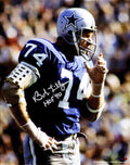 Bob Lilly Signed Dallas Cowboys Navy Jersey 8x10 Photo w/HOF'80 - LIL08P304 - Bob Lilly Signed Dallas Cowboys Navy Jersey 8x10 Photo w/HOF'80 product image