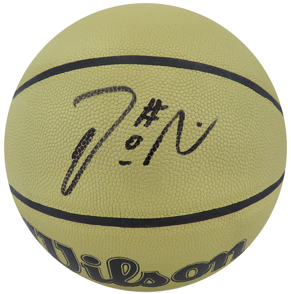 Damian Lillard Signed Wilson Gold NBA Basketball - LILBSK201 - Damian Lillard Signed Wilson Gold NBA Basketball product image