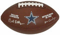 Bob Lilly Signed Dallas Cowboys NFL Logo Wilson Football w/Mr Cowboy - LILFTB304 - Bob Lilly Signed Dallas Cowboys NFL Logo Wilson Football w/Mr Cowboy product image