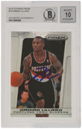 Damian Lillard Signed Blazers 2013-14 Panini Prizm Basketball Card #19 - (Beckett / Auto Grade 10) - LILCAR200 - Damian Lillard Signed Blazers 2013-14 Panini Prizm Basketball Card #19 - (Beckett / Auto Grade 10) product image