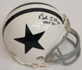 Bob Lilly Signed Dallas Cowboys Throwback White Riddell Replica Mini Helmet w/HOF 80 - LILMIN303 - Bob Lilly Signed Dallas Cowboys Throwback White Riddell Replica Mini Helmet w/HOF 80 product image