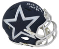 Bob Lilly Signed Dallas Cowboys AMP Alternate Series Riddell Speed Mini Helmet w/HOF'80 - LILMIN306 - Bob Lilly Signed Dallas Cowboys AMP Alternate Series Riddell Speed Mini Helmet w/HOF'80 product image