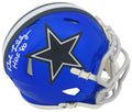 Bob Lilly Signed Dallas Cowboys FLASH Riddell Speed Mini Helmet w/HOF'80 - LILMIN311 - Bob Lilly Signed Dallas Cowboys FLASH Riddell Speed Mini Helmet w/HOF'80 product image