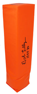 Bob Lilly Signed Orange Endzone Pylon w/HOF'80 - LILPYL300 - Bob Lilly Signed Orange Endzone Pylon w/HOF'80 product image