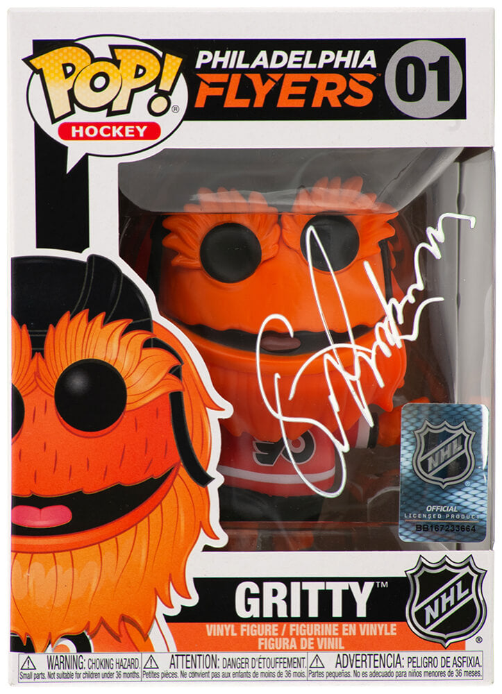 Eric Lindros Signed Philadelphia Flyers Gritty NHL Mascot Funko Pop Doll #01 - LINFUN400 - Eric Lindros Signed Philadelphia Flyers Gritty NHL Mascot Funko Pop Doll #01 product image