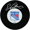 Eric Lindros Signed NY Rangers Team Logo Hockey Puck - LINPUC414 - Eric Lindros Signed NY Rangers Team Logo Hockey Puck product image