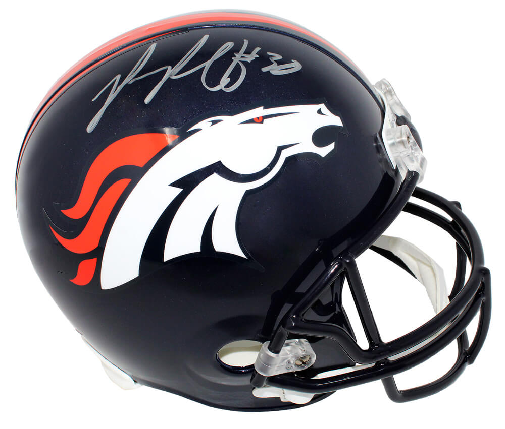 Phillip Lindsay Signed Denver Broncos Riddell Full Size Replica Helmet - LINREP300 - Phillip Lindsay Signed Denver Broncos Riddell Full Size Replica Helmet product image