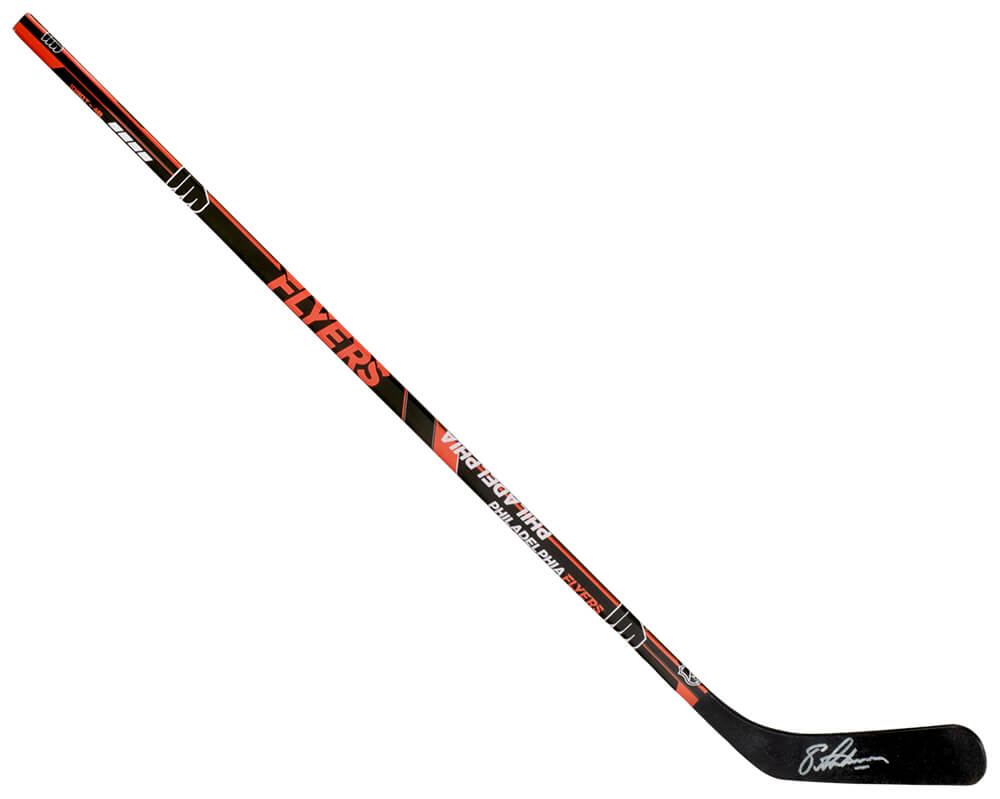 Eric Lindros Signed Philadelphia Flyers Logo 48 Inch Full Size Hockey Stick - LINSTK400 - Eric Lindros Signed Philadelphia Flyers Logo 48 Inch Full Size Hockey Stick product image