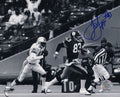 Louis Lipps Signed Pittsburgh Steelers B&W Action vs Dolphins 8x10 Photo - LIP08P307 - Louis Lipps Signed Pittsburgh Steelers B&W Action vs Dolphins 8x10 Photo product image