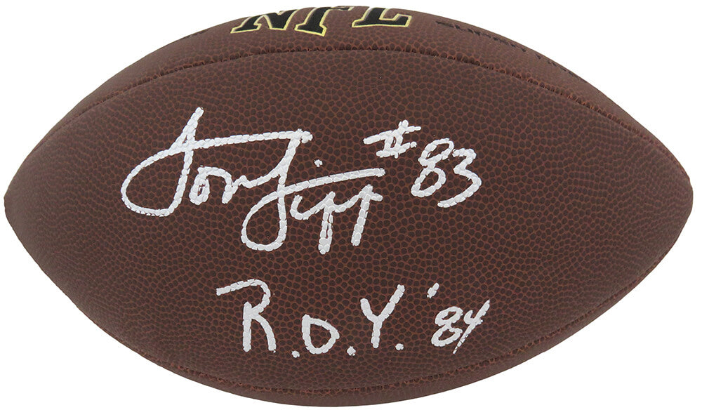 Louis Lipps Signed Wilson Super Grip Full Size NFL Football w/ROY'84 - LIPFTB300 - Louis Lipps Signed Wilson Super Grip Full Size NFL Football w/ROY'84 product image