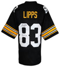 Louis Lipps Signed Black Custom Jersey w/ROY'84 - LIPJRY301 - Louis Lipps Signed Black Custom Jersey w/ROY'84 product image