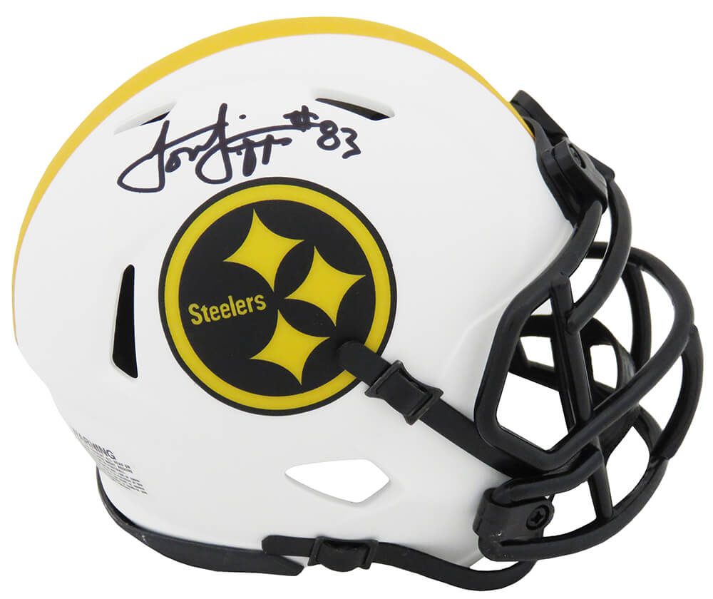 Louis Lipps Signed Pittsburgh Steelers Lunar Eclipse Riddell Speed Mini Helmet - LIPMIN304 - Louis Lipps Signed Pittsburgh Steelers Lunar Eclipse Riddell Speed Mini Helmet product image