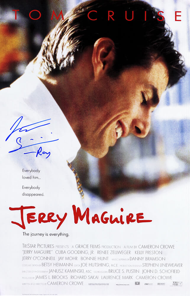 Jonathan Lipnicki Signed Jerry MaGuire 11x17 Movie Poster w/Ray - LIPPST500 - Jonathan Lipnicki Signed Jerry MaGuire 11x17 Movie Poster w/Ray product image