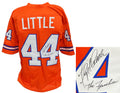 Floyd Little Signed Orange Throwback Custom Football Jersey w/The Franchise - LITJRY301 - Floyd Little Signed Orange Throwback Custom Football Jersey w/The Franchise product image