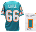 Larry Little Signed Teal Throwback Custom Football Jersey w/HOF'93 - LITJRY310 - Larry Little Signed Teal Throwback Custom Football Jersey w/HOF'93 product image