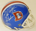 Floyd Little Signed Denver Broncos Throwback "D Logo" Riddell Mini Helmet w/The Franchise - LITMIN301 - Floyd Little Signed Denver Broncos Throwback "D Logo" Riddell Mini Helmet w/The Franchise product image