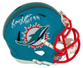 Larry Little Signed Dolphins FLASH Riddell Speed Mini Helmet W/HOF'93 - LITMIN318 - Larry Little Signed Dolphins FLASH Riddell Speed Mini Helmet W/HOF'93 product image