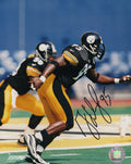 Greg Lloyd Signed Steelers Black Jersey Action 8x10 Photo - LLO08P311 - Greg Lloyd Signed Steelers Black Jersey Action 8x10 Photo product image