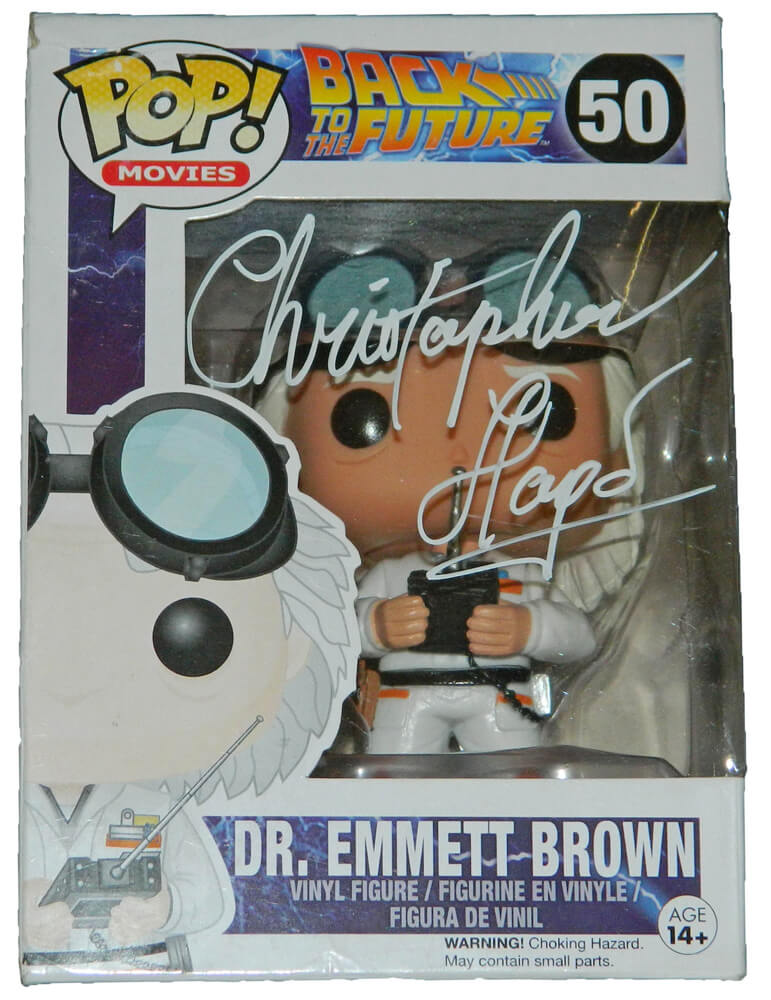Christopher Lloyd Signed Back To The Future Doc Brown Funko Pop Vinyl Doll - LLOOTH502 - Christopher Lloyd Signed Back To The Future Doc Brown Funko Pop Vinyl Doll product image