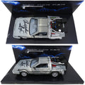 Christopher Lloyd Signed Back To The Future 1:24 Scale Jada Die Cast Delorean Time Machine Car (In Black) - LLOOTH505 - Christopher Lloyd Signed Back To The Future 1:24 Scale Jada Die Cast Delorean Time Machine Car (In Black) product image