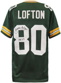 James Lofton Signed Green Custom Football Jersey w/HOF'03 - LOFJRY300 - James Lofton Signed Green Custom Football Jersey w/HOF'03 product image