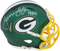 James Lofton Signed Green Bay Packers FLASH Riddell Speed Mini Helmet w/HOF'03 - LOFMIN301 - James Lofton Signed Green Bay Packers FLASH Riddell Speed Mini Helmet w/HOF'03 product image