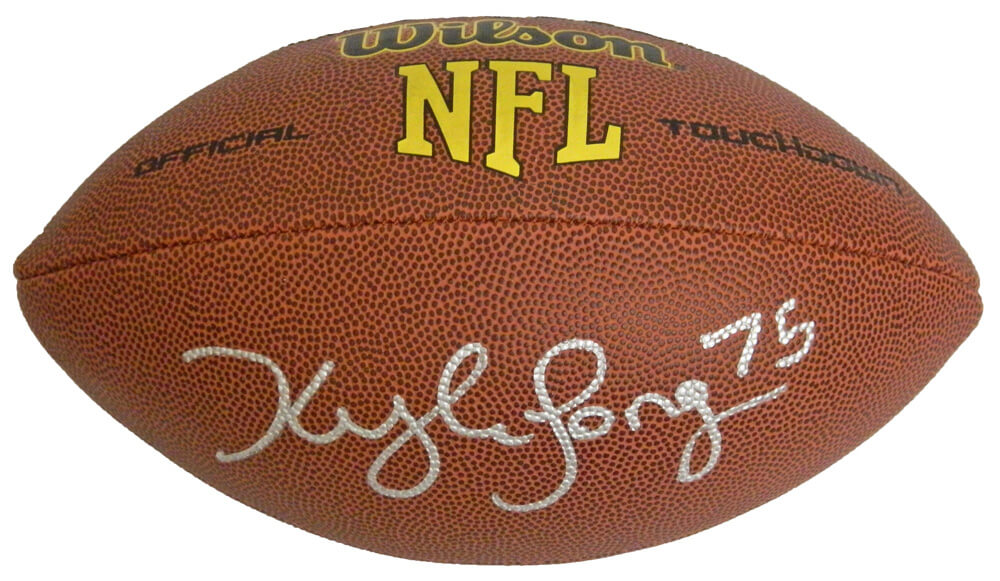 Kyle Long Signed Wilson NFL Touchdown Full-Size Football - LONFTB300 - Kyle Long Signed Wilson NFL Touchdown Full-Size Football product image
