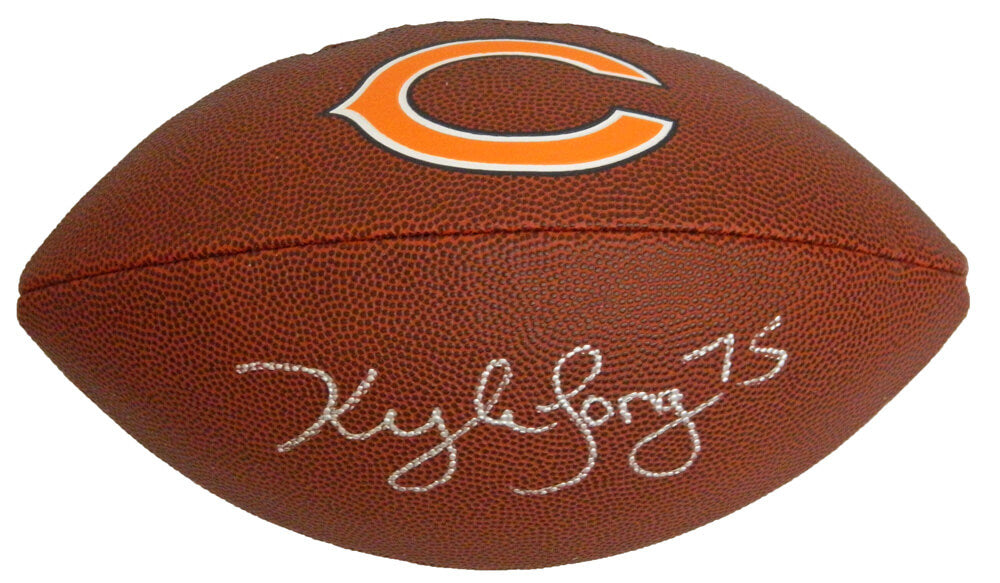 Kyle Long Signed Bears NFL Game-Time Full-Size Logo Football - LONFTB302 - Kyle Long Signed Bears NFL Game-Time Full-Size Logo Football product image