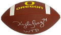 Kyle Long Signed Oregon Ducks Rawlings Full Size Logo Football w/WTD - LONFTB303 - Kyle Long Signed Oregon Ducks Rawlings Full Size Logo Football w/WTD product image