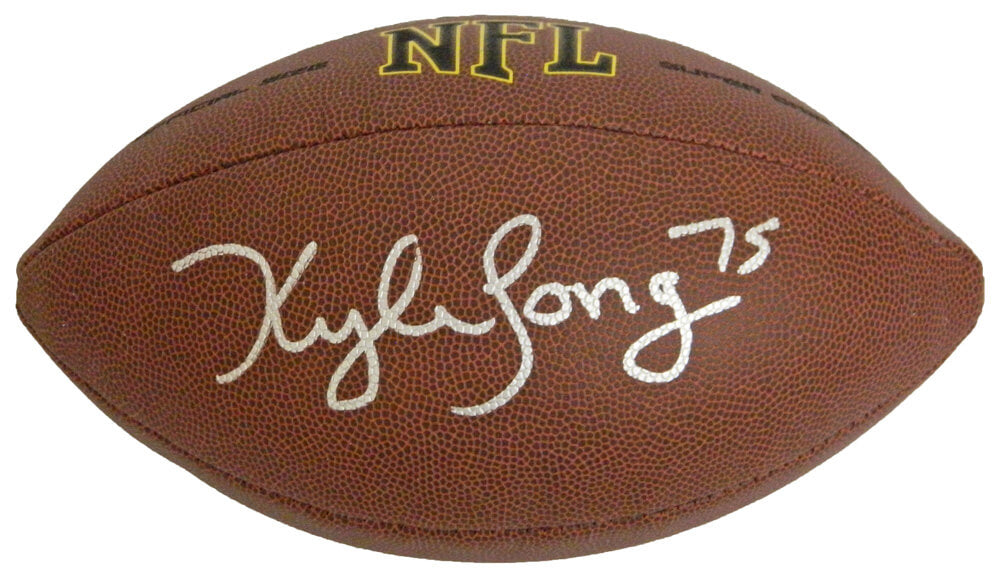 Kyle Long Signed Wilson Super Grip Full-Size Football - LONFTB304 - Kyle Long Signed Wilson Super Grip Full-Size Football product image