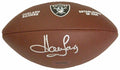 Howie Long Signed Raiders Wilson Logo Football - LONFTB311 - Howie Long Signed Raiders Wilson Logo Football product image